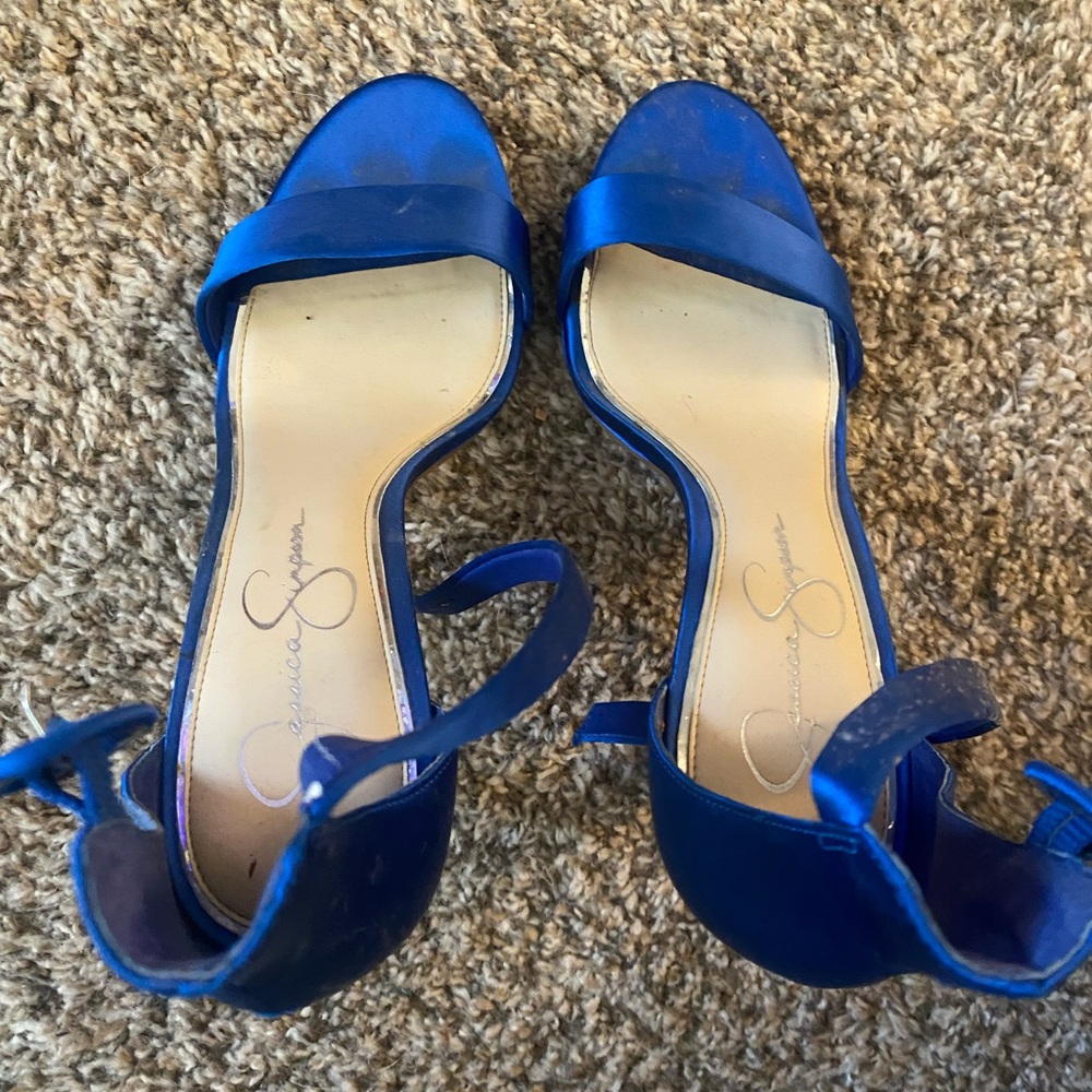 Blue Jessica Simpson heels